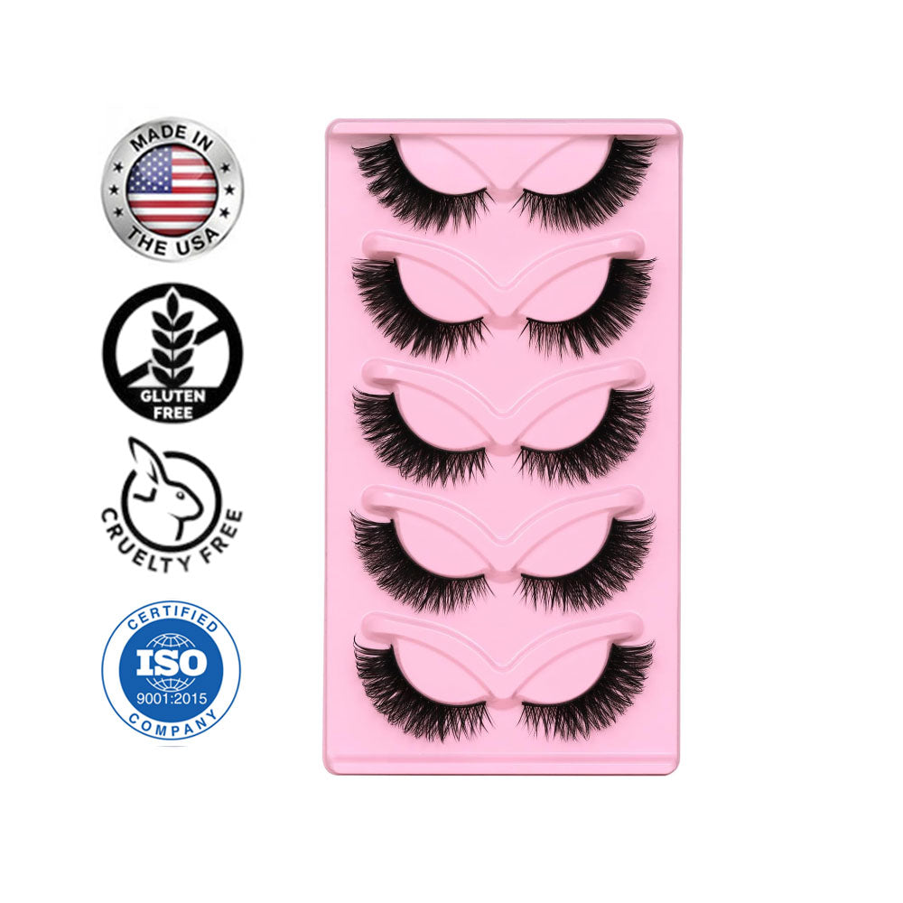 Cat Eye Lashes-š„Natural Look Fox False Eyelashes Gorgeous Wispy & Lightweight