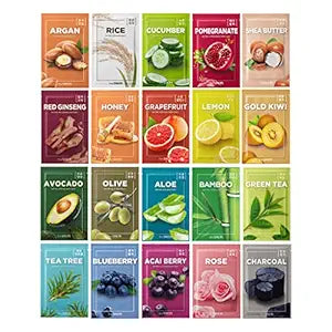 Fubsta® Official Store | ⚡Last Day Promotion  - 79% off Skincare Moisturizing and Nourishing Facial Mask Sheet Variety Combo Pack