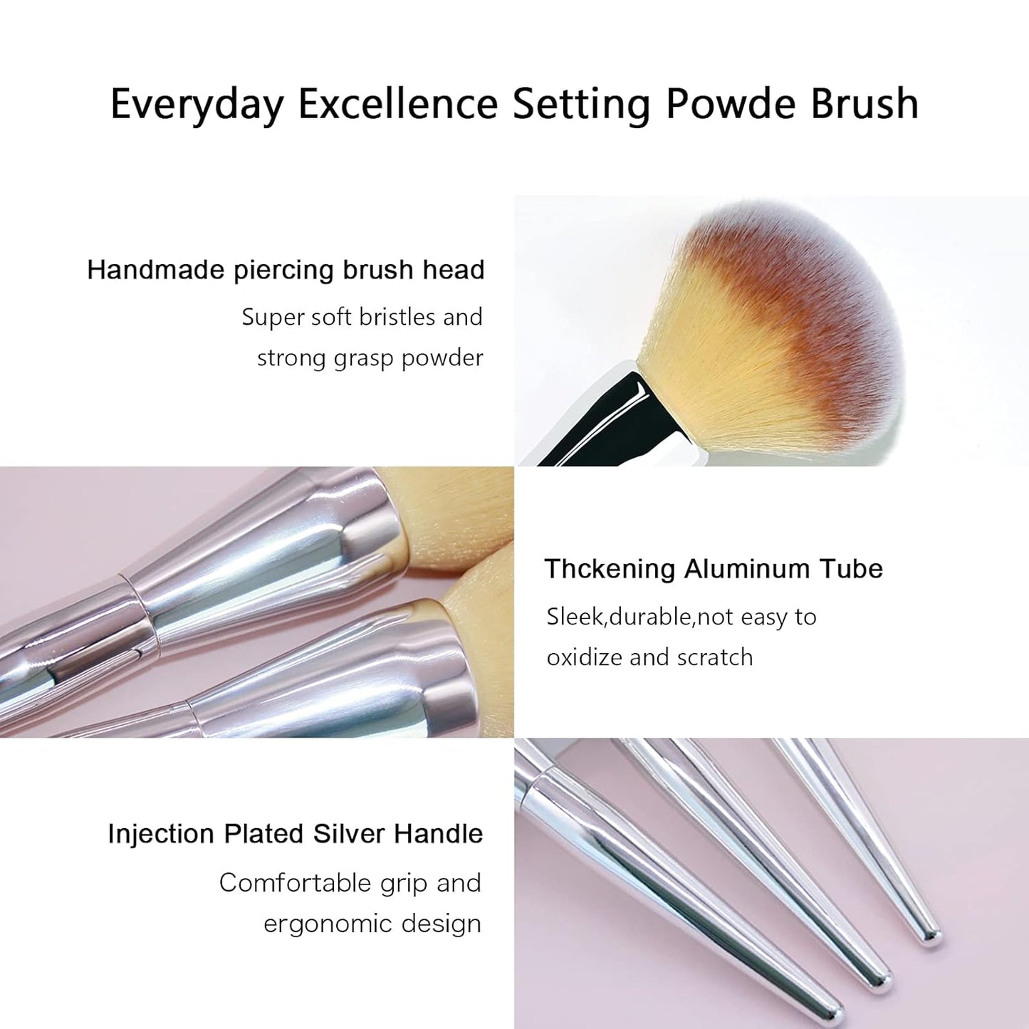 Makeup Brush Perfect For Blending Liquid,Cream and Flawless Powder
