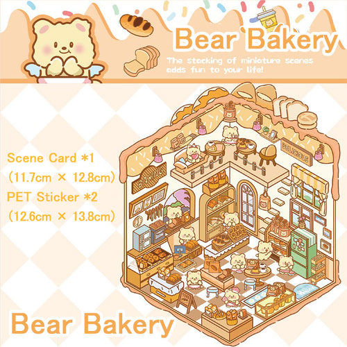 3D Cute Mini World • Bear Bakery