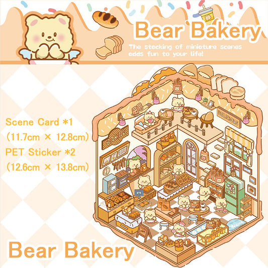 3D Cute Mini World • Bear Bakery