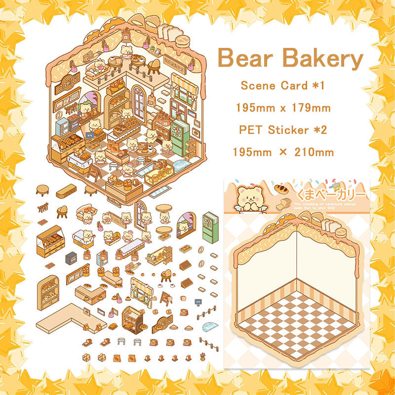 3D Cute Mini World • Bear Bakery