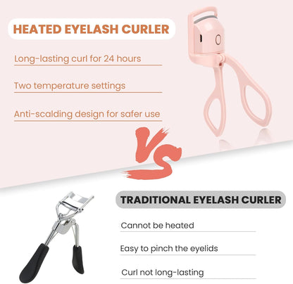 🔥Last 6 Hours Sale🔥USB Electric Heated Eyelash Curler for Women