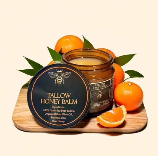 🔥Last Day Promotion  - 60% off- Organic Grass-Fed Beef Tallow Balm with Raw Honey